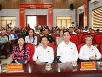 Đại biểu Quốc hội tiếp xúc cử tri phường Quang Trung sau kỳ họp thứ nhất, Quốc hội khóa XVI