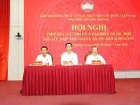 Đại biểu Quốc hội tiếp xúc cử tri phường Quang Trung sau kỳ họp thứ nhất, Quốc hội khóa XVI