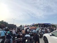 Cháy ô tô tại cây xăng ở Đà Nẵng, 2 người tử vong trong xe