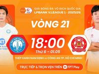 V.League vòng 21: Trọng tài Hàn Quốc 'cầm cân' trận cầu tâm điểm; MU gia hạn kỷ lục với Mainoo