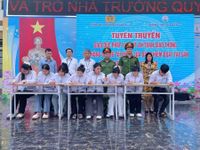 Nhà trường phối hợp cùng Công an để phòng chống thuốc lá điện tử