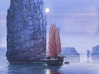 Tranh màu nước và nghệ thuật hướng tới sự cân bằng