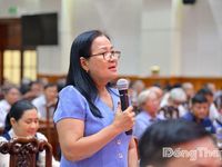 Cử tri quan tâm kiến nghị nhiều vấn đề đến Đoàn Đại biểu Quốc hội tỉnh Đồng Tháp