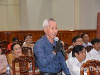 Cử tri quan tâm kiến nghị nhiều vấn đề đến Đoàn Đại biểu Quốc hội tỉnh Đồng Tháp