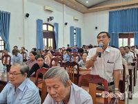 Cử tri kiến nghị nhiều vấn đề từ thực tiễn