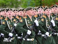 81 năm Chiến thắng phátxít: Vang vọng hào khí trên Quảng trường Đỏ