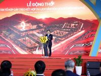 Phó Thủ tướng Nguyễn Văn Thắng dự lễ động thổ Dự án tổ hợp cáp treo kết hợp du lịch văn hóa lịch sử Điện Biên Phủ