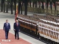 Chủ tịch Trung Quốc Tập Cận Bình và Tổng thống Mỹ Trump hội đàm tại Bắc Kinh