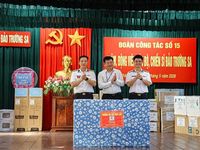 Trường Đại học Điện lực tham gia đoàn công tác số 15 thăm Trường Sa và Nhà giàn DK1