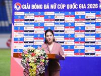 Thái Nguyên tưng bừng khai mạc 'Giải Bóng đá nữ Cúp Quốc gia 2026'