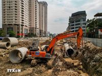 Hà Nội đẩy nhanh thi công đoạn Vành đai 2,5 qua quận Cầu Giấy