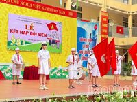 Thiếu nhi Đất Tổ vững bước dưới cờ Đội