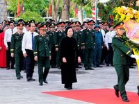 Nghệ An tổ chức Lễ truy điệu và an táng 80 hài cốt liệt sĩ quân tình nguyện và chuyên gia Việt Nam hy sinh tại Lào