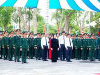 Nghệ An tổ chức Lễ truy điệu và an táng 80 hài cốt liệt sĩ quân tình nguyện và chuyên gia Việt Nam hy sinh tại Lào