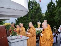 Tịnh xá Linh Sơn (xã Thắng Lợi, Thanh Hóa) tổ chức chương trình 'Rước Phật về làng'