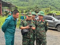 Cận cảnh hiện trường sạt tại mỏ đá ở Thanh Hóa làm 3 người tử vong