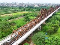 Hoàn thiện các hạng mục cuối cùng đưa cầu Long Biên thông xe trở lại vào ngày 27/5