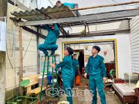 Lốc xoáy làm 73 căn nhà bị tốc mái