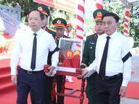 Thường trực Ban Bí thư dự lễ an táng 9 liệt sỹ hy sinh tại Lào