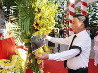 Lễ truy điệu và an táng hài cốt liệt sỹ tại tỉnh Hà Tĩnh