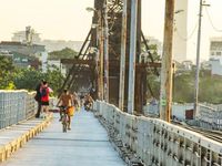 Ngỡ ngàng diện mạo mới của cầu Long Biên qua góc máy trên cao