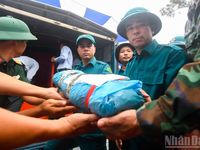80 hài cốt liệt sĩ Quân tình nguyện và chuyên gia Việt Nam trở về đất mẹ từ nước bạn Lào
