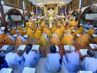 Tổ đình Phổ Quang tưởng niệm Trưởng lão Hòa thượng Thích Thiện Thông, khai khóa tu Bảy đóa sen dâng Phật