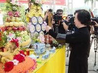 Phó Thủ tướng Phạm Thị Thanh Trà dự lễ truy điệu, an táng hài cốt liệt sĩ quân tình nguyện Việt Nam tại Điện Biên