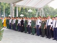 Phó Thủ tướng Phạm Thị Thanh Trà dự lễ truy điệu, an táng hài cốt liệt sĩ quân tình nguyện Việt Nam tại Điện Biên