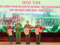 Phường Vũ Ninh giành giải A hội thi bảo vệ an ninh, trật tự cơ sở giỏi