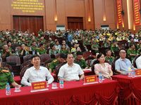 Phường Vũ Ninh giành giải A hội thi bảo vệ an ninh, trật tự cơ sở giỏi