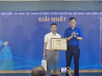 Trao giải Cuộc thi sáng tác tranh về Đại hội Đoàn toàn quốc lần thứ XIII