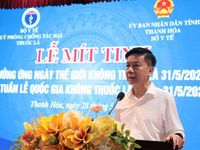 Mít tinh hưởng ứng Ngày Thế giới không thuốc lá và Tuần lễ Quốc gia không thuốc lá năm 2026