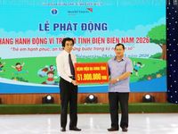 Tiếp nhận hơn 745 triệu đồng hỗ trợ trẻ em khó khăn tại Điện Biên