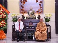 Chủ tịch Quốc hội Trần Thanh Mẫn chúc mừng Đại lễ Phật đản tại TP Hồ Chí Minh