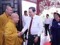 Chủ tịch Quốc hội Trần Thanh Mẫn chúc mừng Đại lễ Phật đản tại TP Hồ Chí Minh