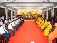 Chủ tịch Quốc hội Trần Thanh Mẫn thăm Đức Pháp chủ cùng lãnh đạo GHPGVN nhân Đại lễ Phật đản Phật lịch 2570