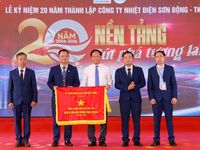 Công ty Nhiệt điện Sơn Động - TKV kỷ niệm 20 năm thành lập, đón nhận Cờ thi đua của UBND tỉnh Bắc Ninh