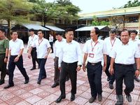 Lãnh đạo Bộ Giáo dục và Đào tạo kiểm tra công tác chuẩn bị thi tốt nghiệp tại Cà Mau