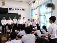 Thứ trưởng Lê Quân kiểm tra công tác chuẩn bị Kỳ thi tốt nghiệp THPT tại Cà Mau