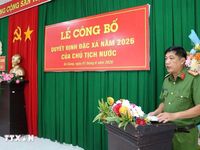 Các địa phương công bố lệnh đặc xá của Chủ tịch nước năm 2026