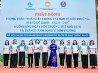 Hà Nội chung tay vì môi trường xanh-sạch-đẹp