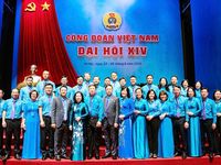 Một số hình ảnh Đoàn đại biểu tỉnh Bắc Ninh dự Đại hội XIV Công đoàn Việt Nam
