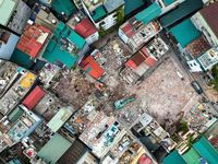 Ảnh đại công trường Vành đai 2,5 qua phường Yên Hòa lộ diện hình hài