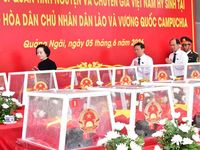 Phó Thủ tướng Phạm Thị Thanh Trà dự Lễ truy điệu, an táng hài cốt liệt sĩ tại Quảng Ngãi