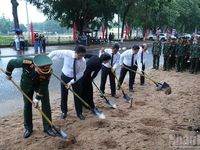 Phó Thủ tướng Phạm Thị Thanh Trà dự lễ truy điệu, an táng hài cốt liệt sĩ quân tình nguyện Việt Nam tại Quảng Ngãi
