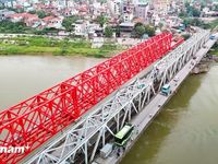 Hình ảnh cây cầu 120 năm tuổi ở Thủ đô trước thời điểm tháo dỡ vào tháng 9