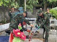 Điện Biên lấy mẫu, số hóa thông tin 128 hài cốt liệt sĩ tại nghĩa trang liệt sĩ Tuần Giáo