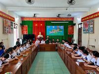 Bộ đội Biên phòng TP Hồ Chí Minh đồng hành cùng học sinh xã đảo Thạnh An