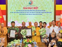 Trao giải Báo chí Phật giáo toàn quốc